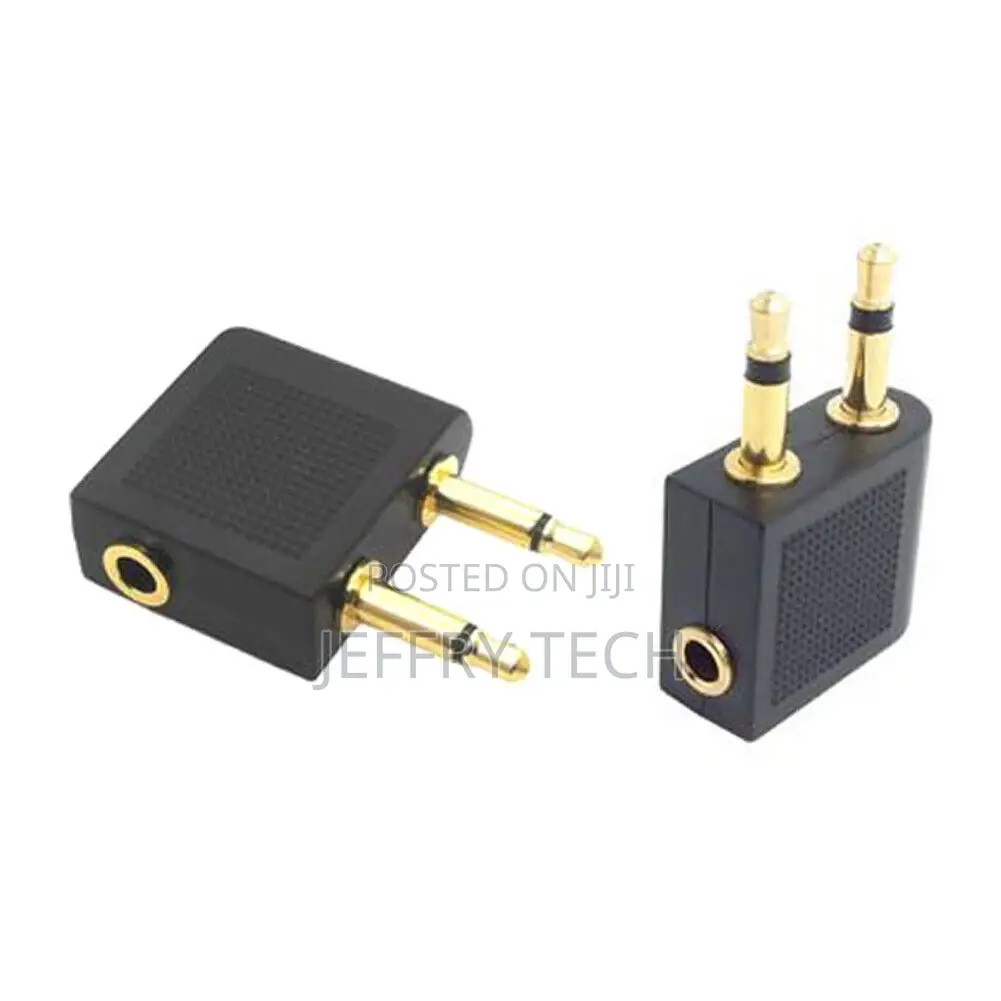 Q44 Airplane Headphone Adapter 3.5mm Jack Airplane Adapter F