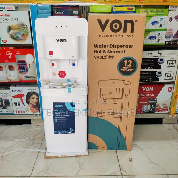 Von Hot and Normal White Water Dispenser(New Design)