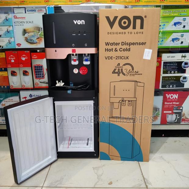 Von 2tap Hot and Cold Top Loader Water Dispenser - main view