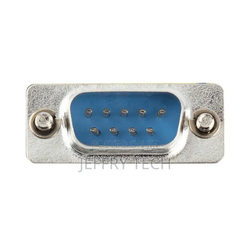 9 Pin RS-232 DB9 Male to Male Serial Cable Gender Changer Co