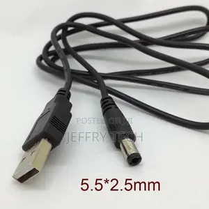 3FT PC Laptop USB Male to 5V DC 5.5mm X 2.5mm Barrel Connect