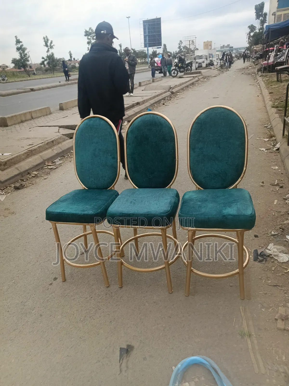 Manicure Seats, Latest Design Green.