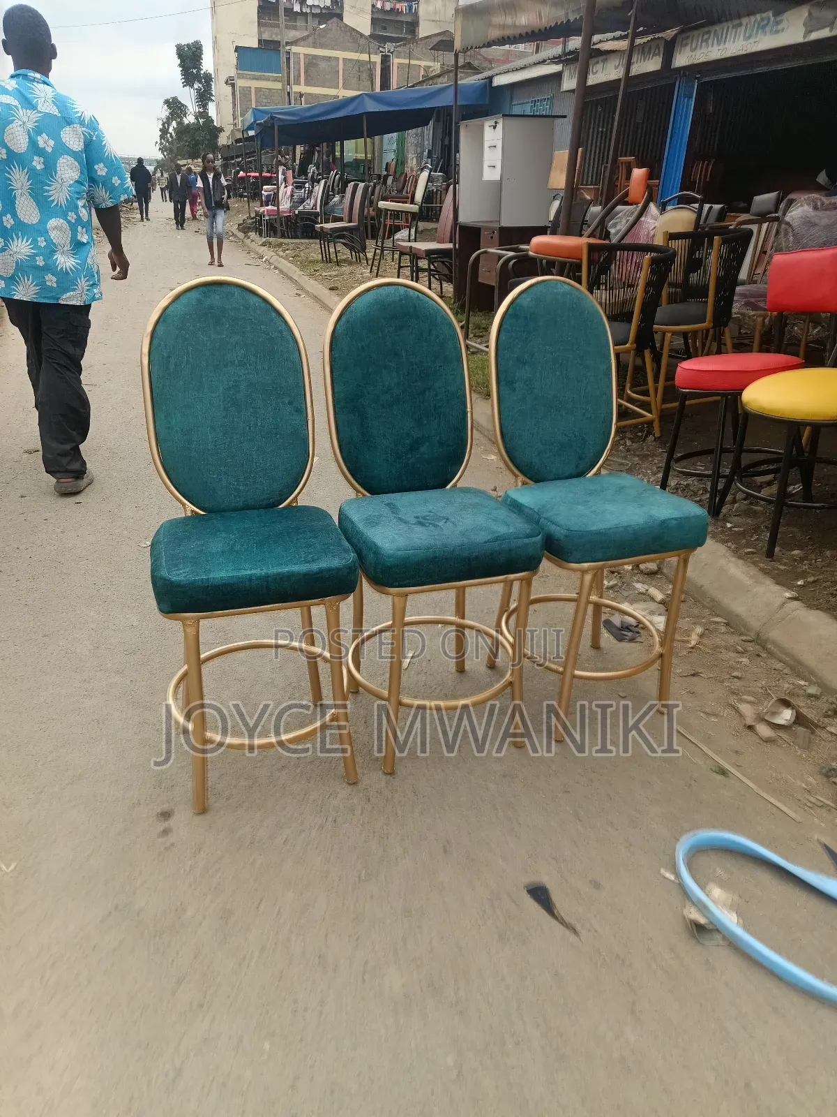 Manicure Seats, Latest Design Green.
