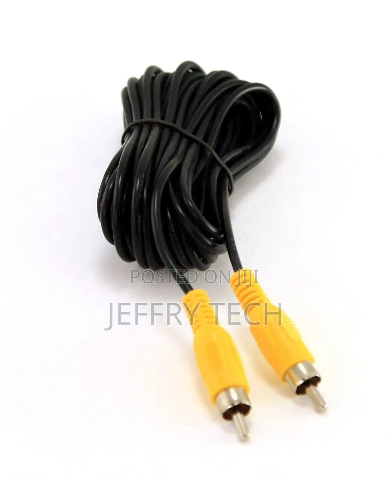 CCTV RCA Male to RCA Male Video Audio Cable 20ft Black