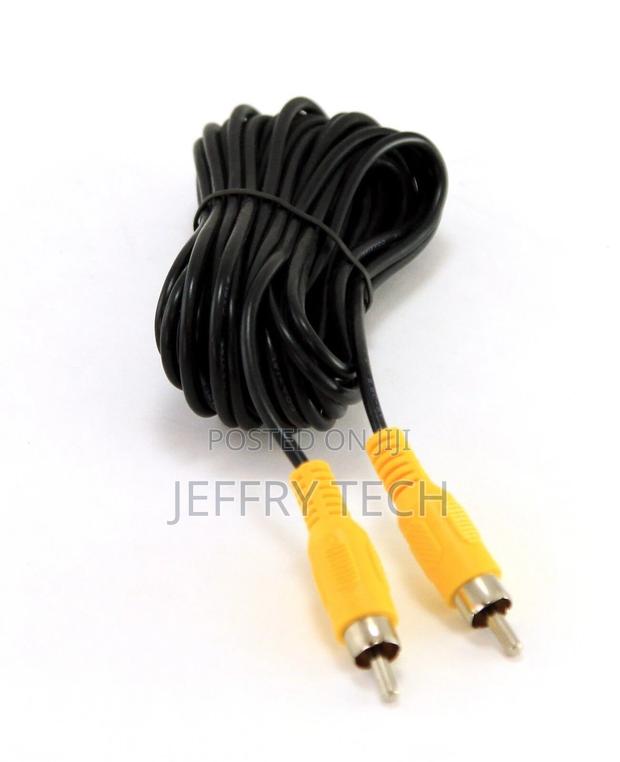 CCTV RCA Male to RCA Male Video Audio Cable 20ft Black