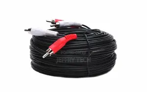 2 RCA Male to 2 RCA Male Audio Cord Cable TV Stereo 20m