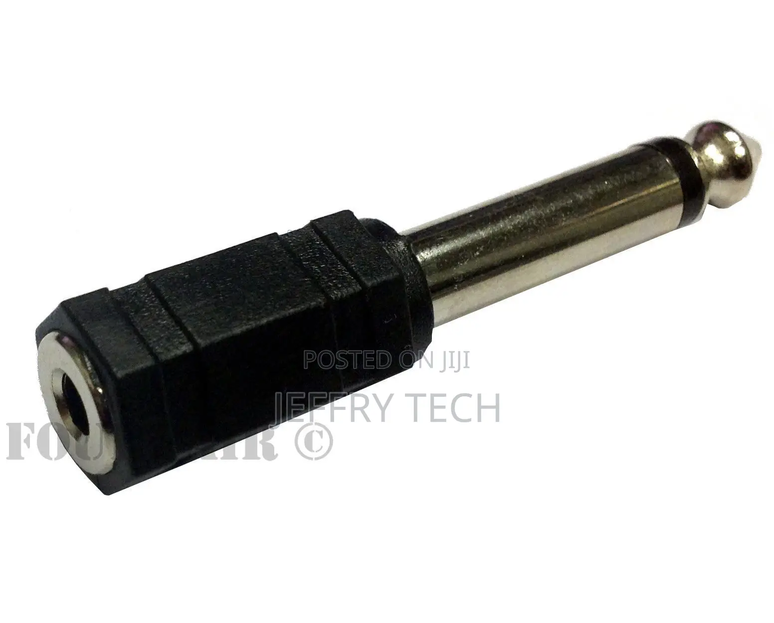 3.5mm 1/8" Stereo Female to 1/4" 6.35mm Mono Male Plug Audio