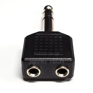 1/4" TRS Stereo Male to Dual 1/8" 3.5mm Female Jack Audio Y
