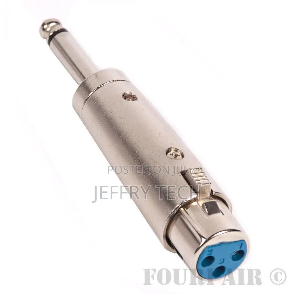 3pin XLR Female to 1/4" 6.35mm Mono Male Plug Audio Cable Mi