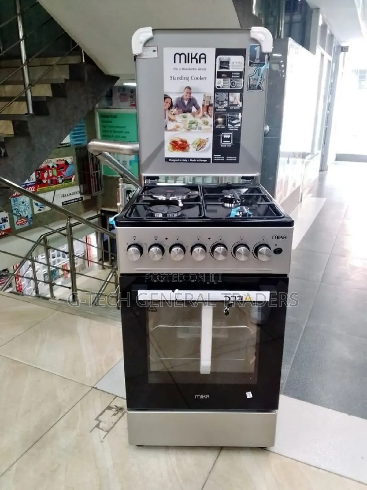 Mika 50*60 3gas+1electric Plate With Rapid Electric Plate