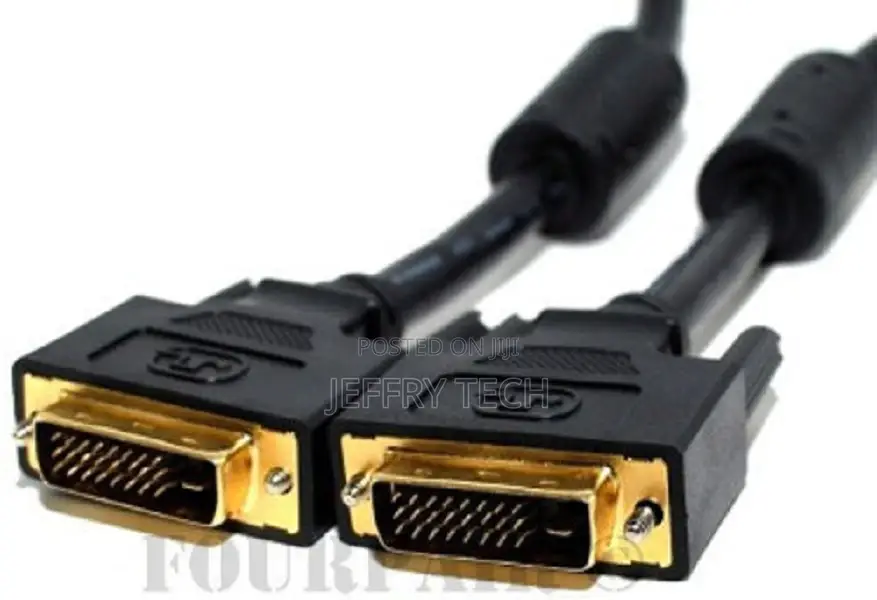 DVI-D Dual Link 24+1 Pin Gold Male Digital Video Cable for M