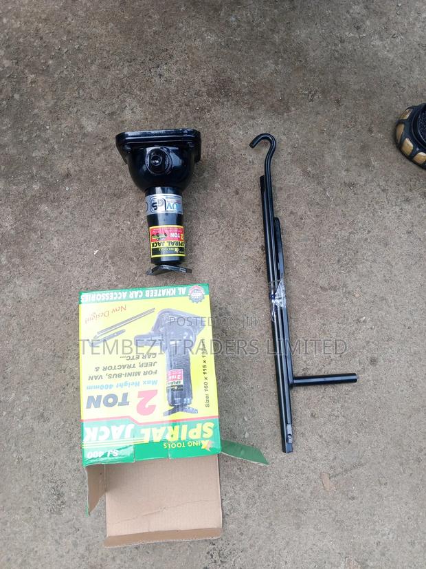 Original Spiral Jack 2 Ton Black Complete - main view