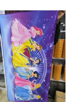 Princess Cartoon Themed Kids Towel Available - main view