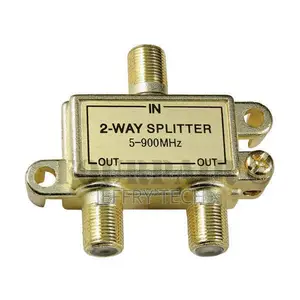 2-Way Coax Video Splitter Digital HD Cable TV RG6 F 5-900 MH