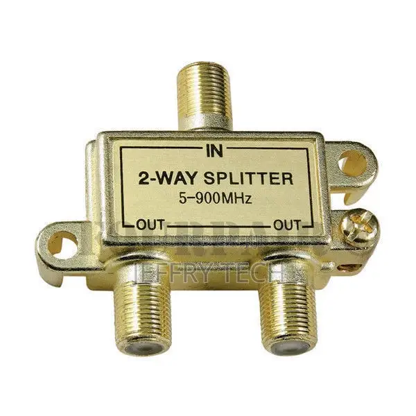 2-Way Coax Video Splitter Digital HD Cable TV RG6 F 5-900 MH