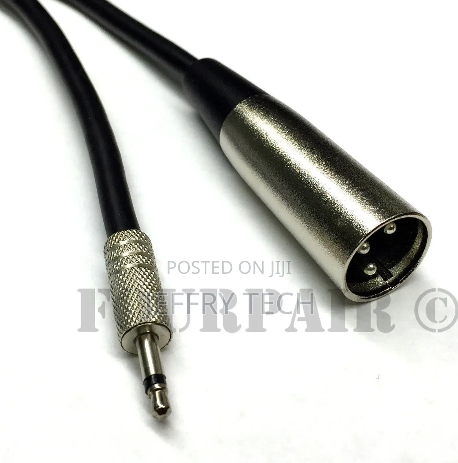 XLR 3-Pin Male to 3.5mm 1/8" Mono Plug Shielded Microphone M