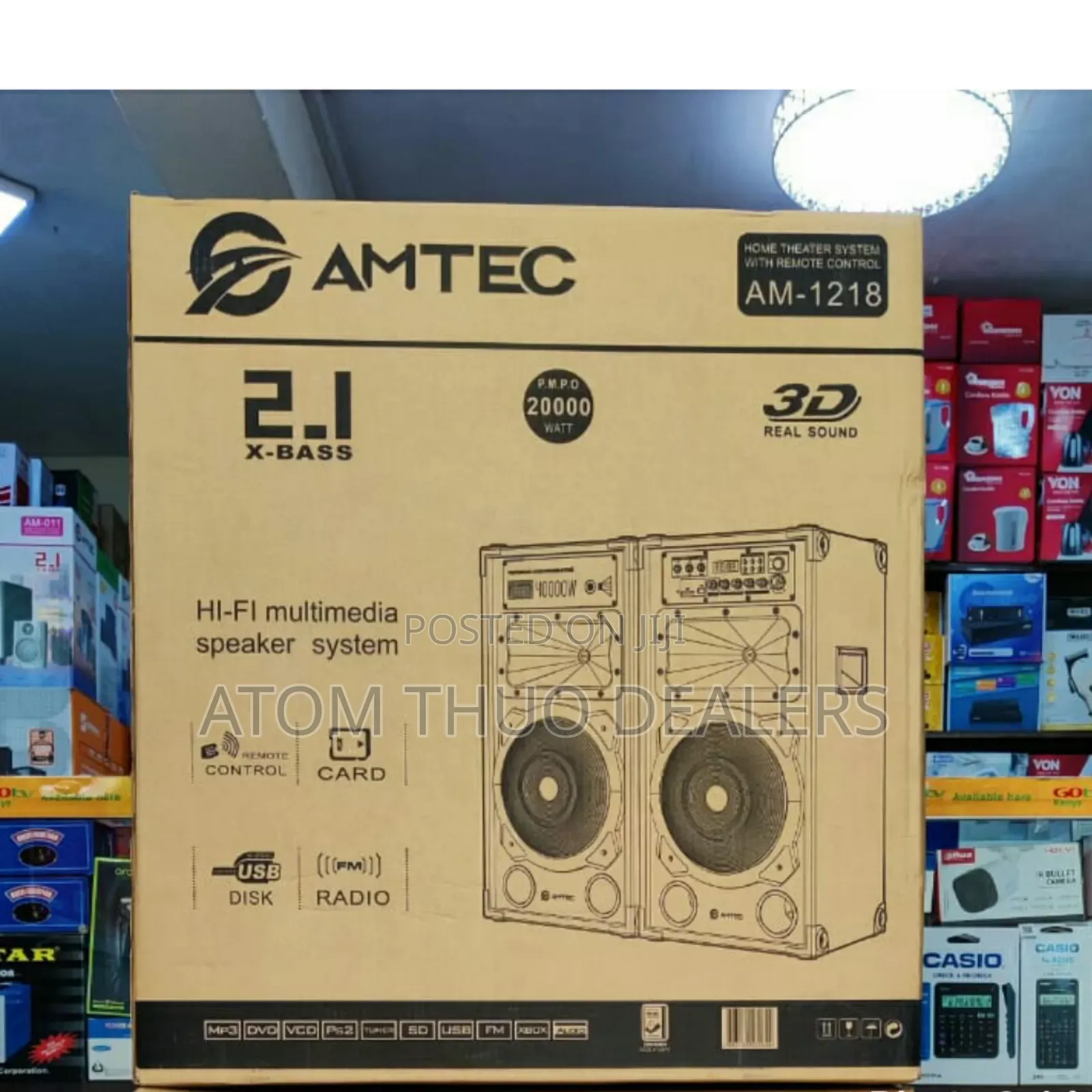 Amtec 2.1CH 1218 Hi Fi Multi Media Speaker System 