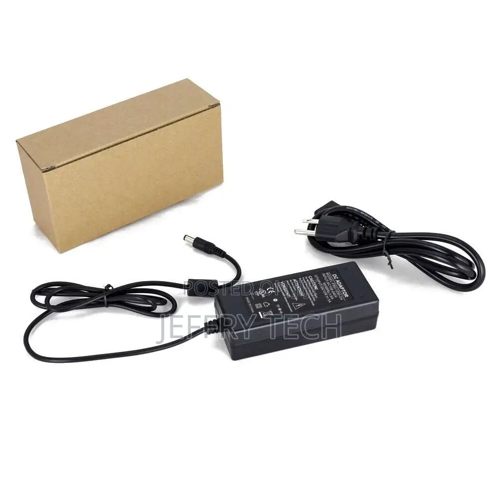 DC 12V 5A Power Supply Adapter Transformer 5.5mmx2.1mm LED C