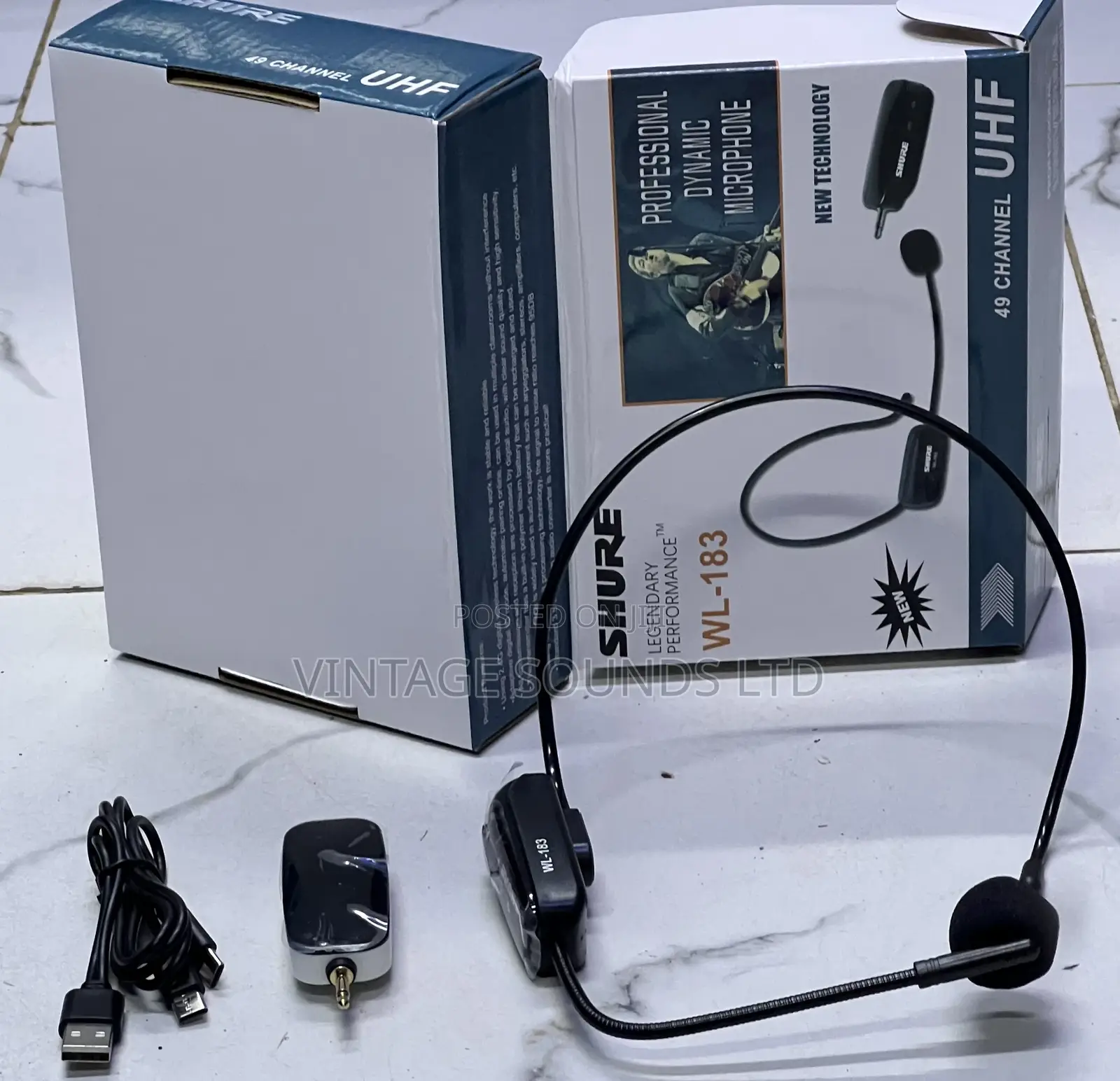 Shure Wl-183 Headset Wireless Microphone