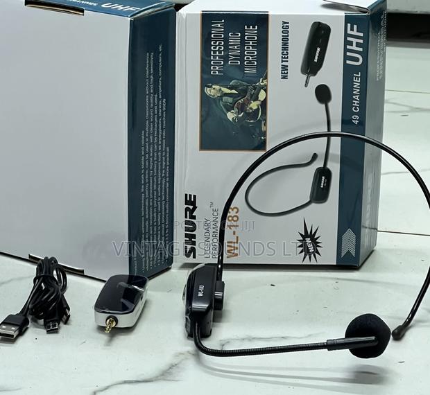 SHURE WL183 Headset Wireless Rechargeable Microphone - main view