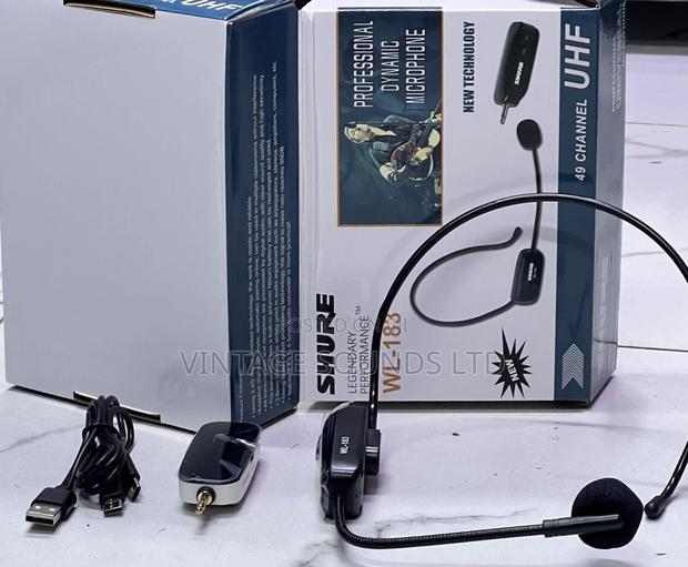 Shure Legendary WL183 Headset Wireless Microphone Brand New