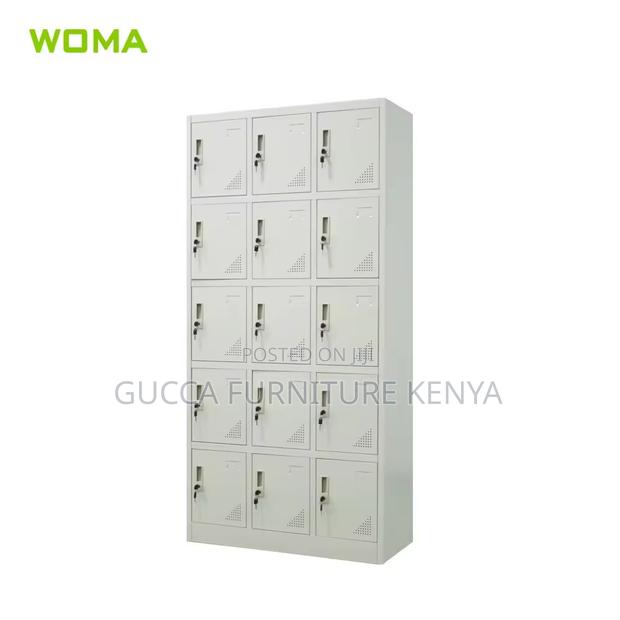 15 Locker Cabinet, Individual 15 Doors Locker Cabinet - thumbnail 2