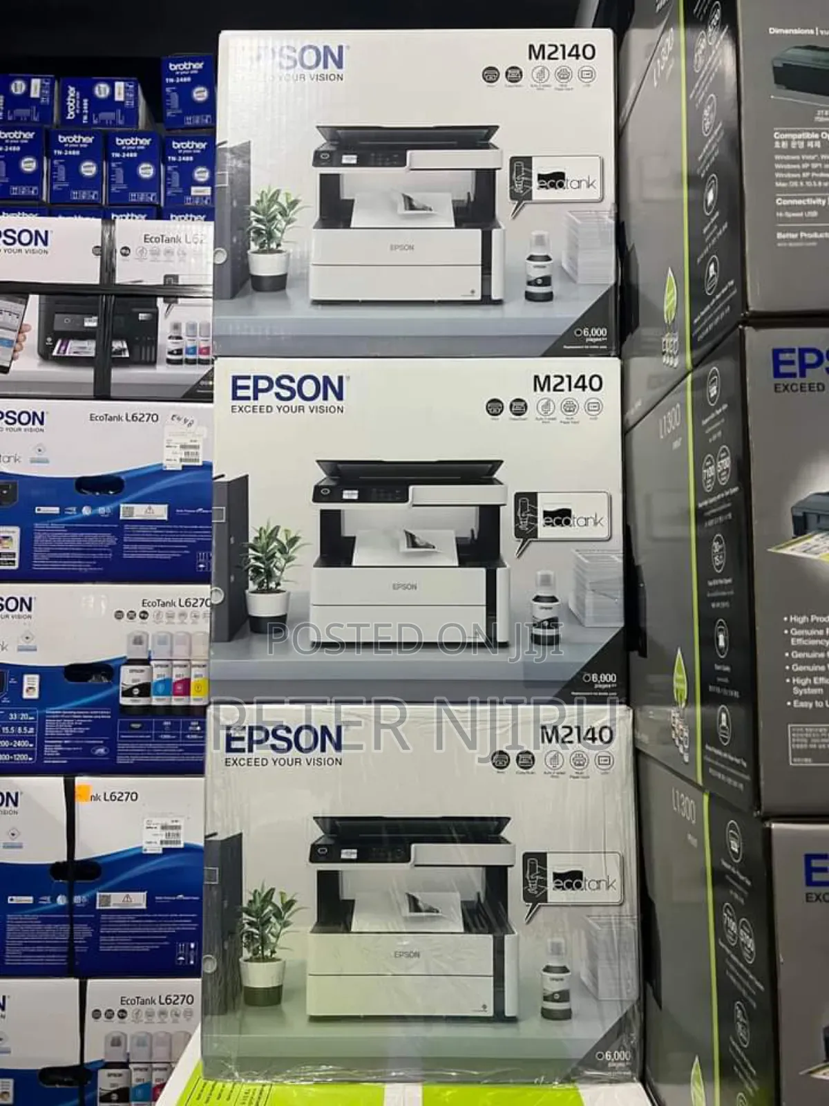 Brand. Epson Ecotank Monochrome M2140 All-in-One Duplex Ink