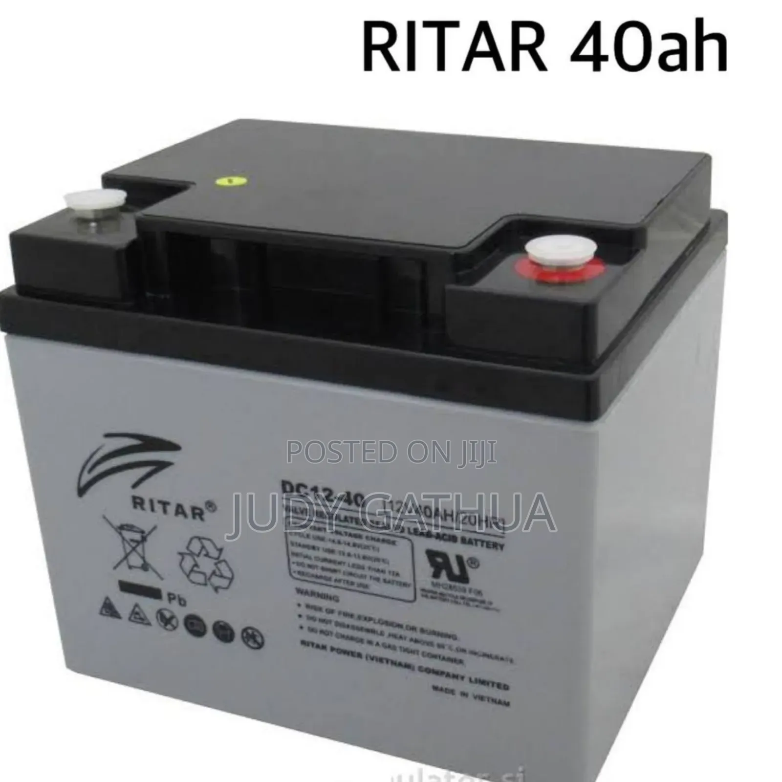Ritar Battery 40ah