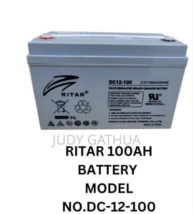 100ah Ritar Battery 12v
