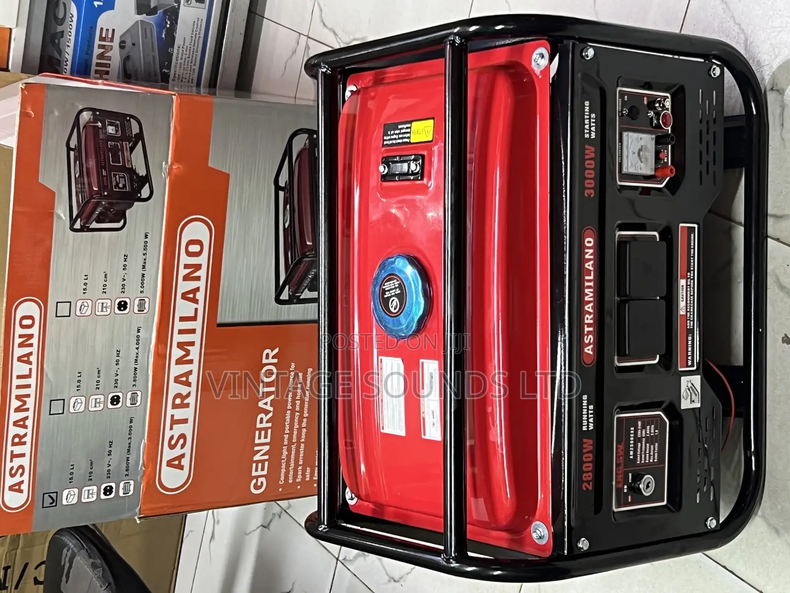 Astramilano Power Generator 3000 W Portable With KEY Start