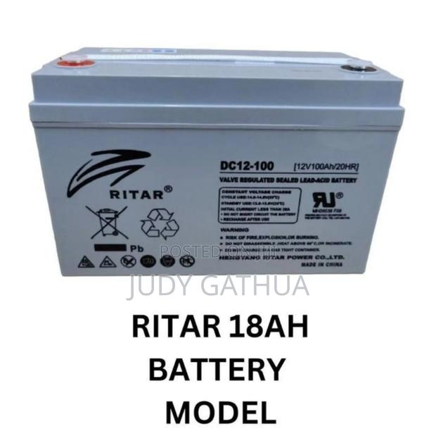 18 Ah Battery Ritar 12volt - main view