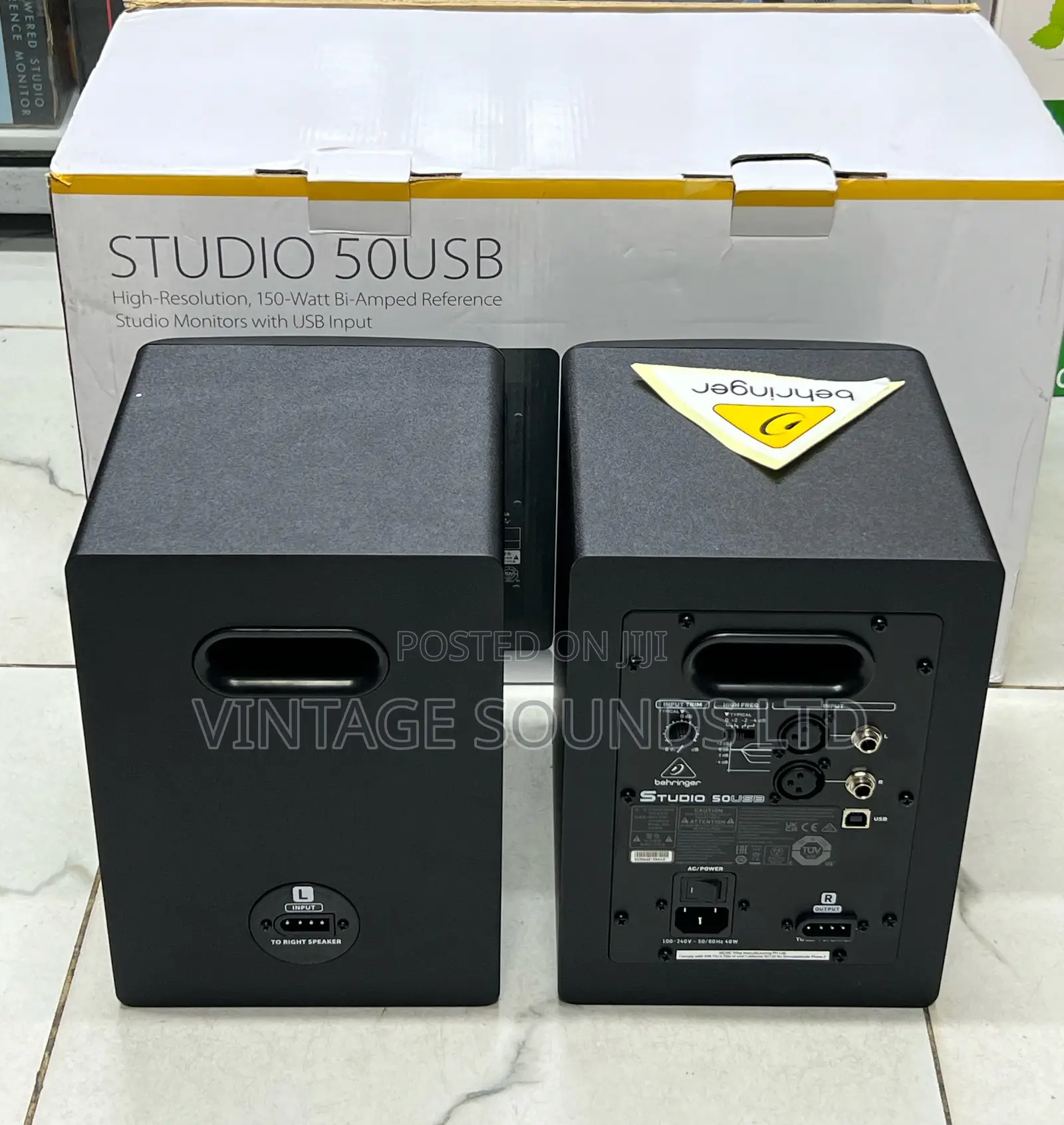 Behringer Studio 50USB 5 Inches Powered Studio Monitors Pair