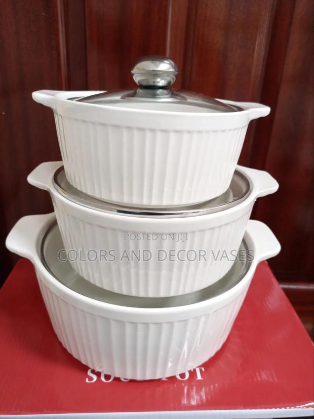 3pcs Casserole 1,2,3ltrs Respectively - thumbnail 3
