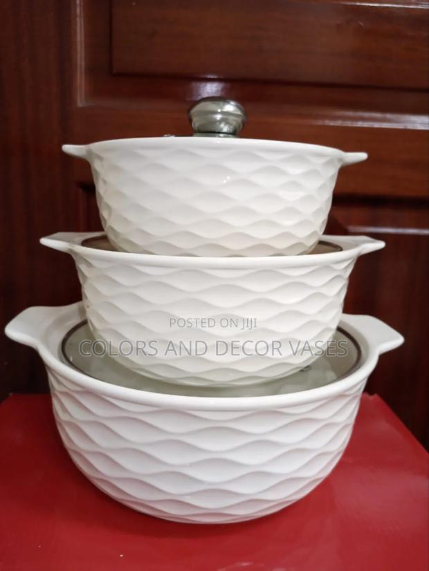 3pcs Casserole 1,2,3ltrs Respectively - thumbnail 4