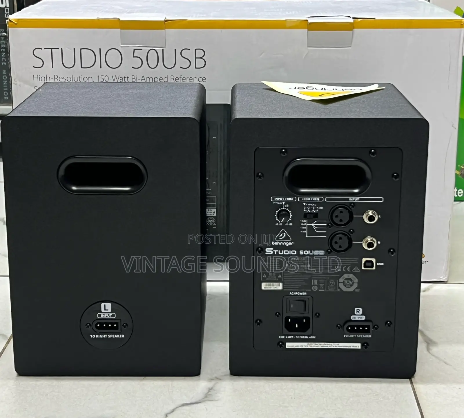 Behringer Powered 2-Way Studio Monitors With 5" Woofer