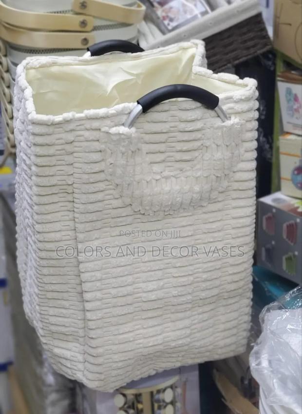 Velvet Laundry Basket