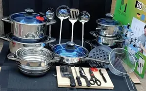 Quality Stainless Steel Cookware 30pcs