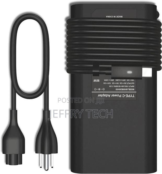 Original Replacement New Dell 90W USB C Type C Slim AC Adapt - main view