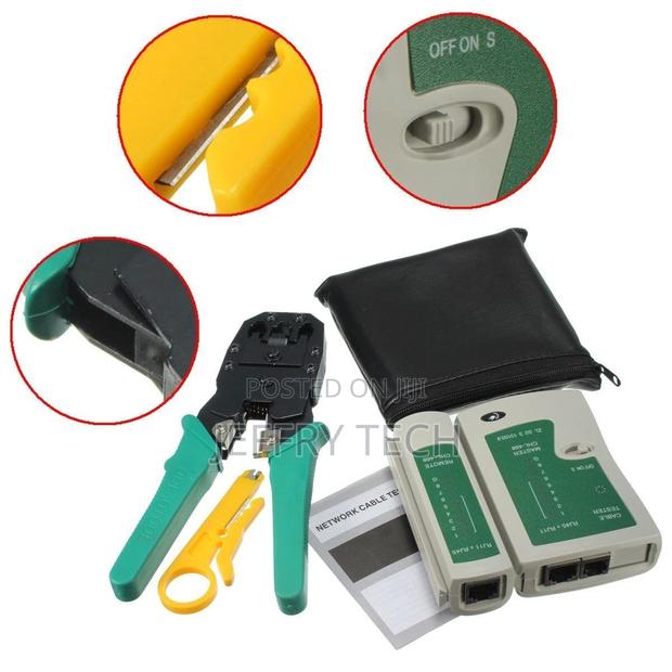 RJ45 CAT6 LAN Network Cable Tester Crimper Stripper Punch To - thumbnail 2