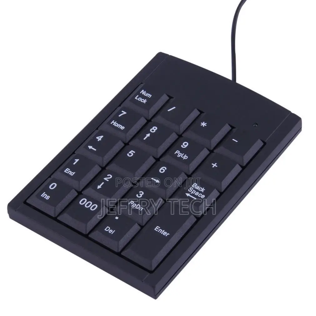 USB 19 Keys Numeric Number Num Pad Keypad Keyboard for Lapto
