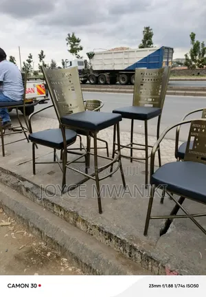 Hi Bar Chairs, Powder Coated 