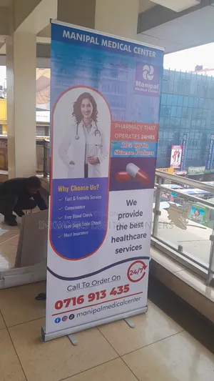 Hospital Roll Up Banner Printing