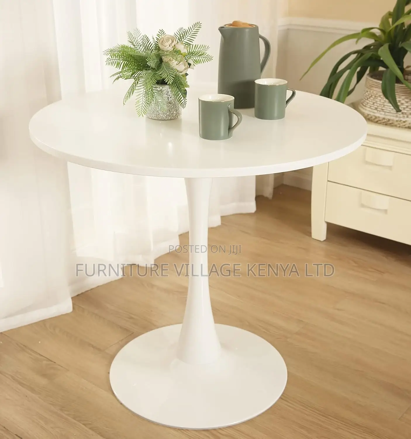 Mid-Century Modern Pedestal Dining Table
