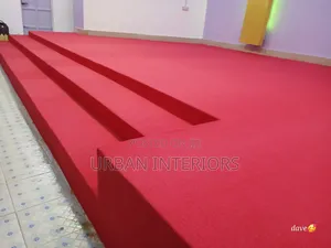 Wall to Wall Red Church Carpet