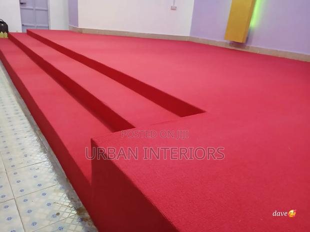 Wall to Wall Red Church Carpet