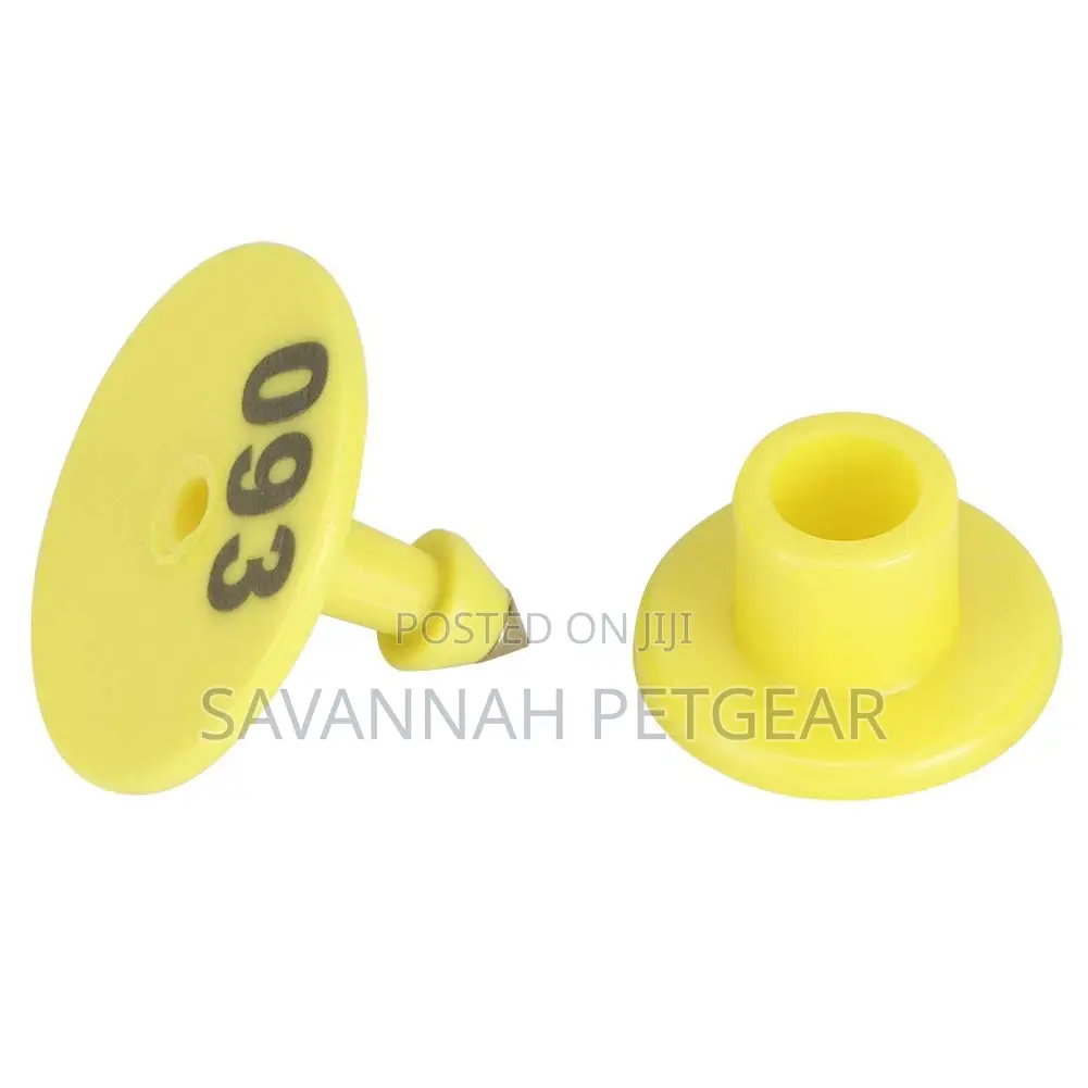 Round Number Ear Tag Marker for Pig Sheep Cattle - 100pcs