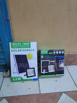 GD-758 SOLAR LIGHTS and Solar Panel.