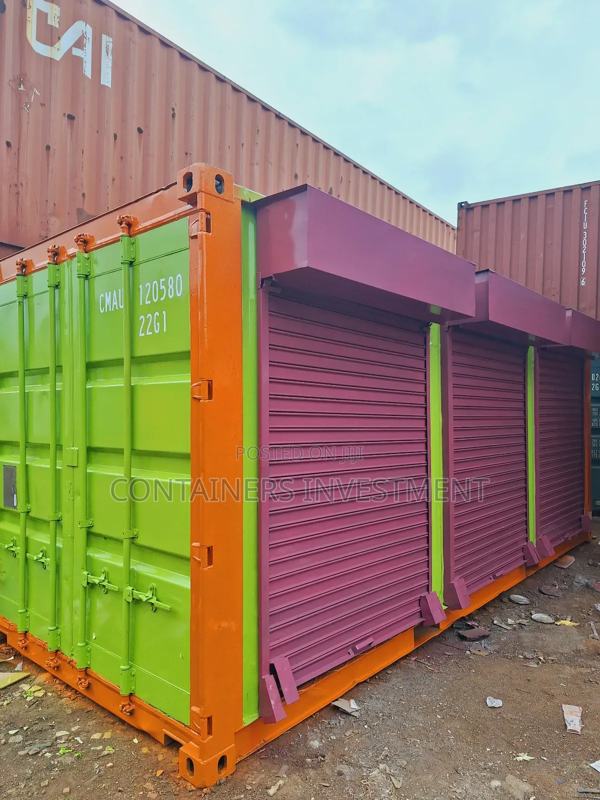 20ft Container Stalls- Sustainable Business Solution