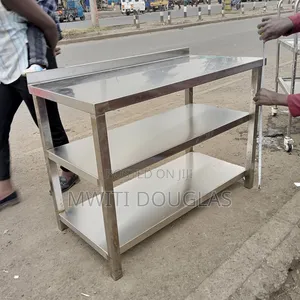 Exalted Double Shelved Stainless Table