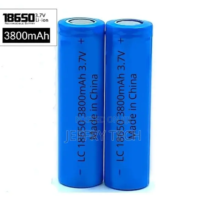 Li-Ion 18650 Rechargeable Battery 3800mah 3.7V